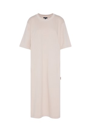 SENSES.THE LABEL, MIT SEITENSCHLITZEN - Jersey dress - bleached sand