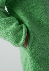 Next OUTDOOR BORG QUARTER ZIP - Flisinis džemperis - green