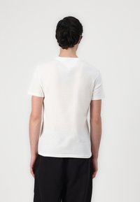 Tommy Jeans SLIM TEE 2 PACK - Basic T-shirt - ecru/blue moment