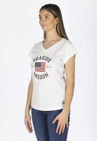 Seaside OREGON TEE W - T-shirts print - white