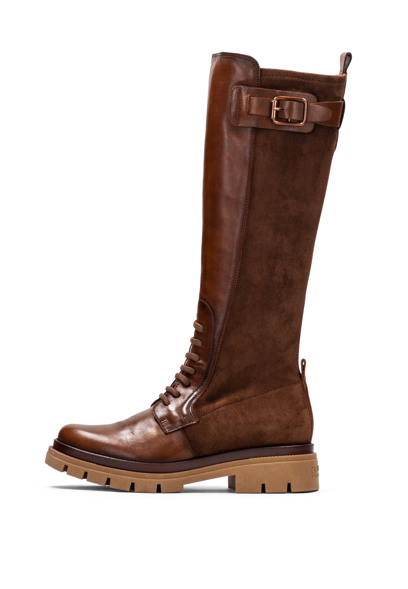 Hispanitas ALISON - Botas con plataforma - cuero/camel - Zalando.es