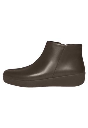 Keilstiefelette - chocolate brown