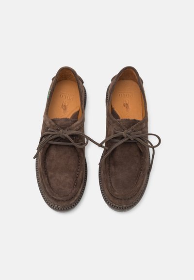 Polo Ralph Lauren JETT APRON CASUAL SHOE BUCK - Casual lace-ups - dark brown