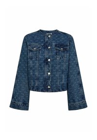 JAZZ PUNCH NEEDLE - Denim jacket - denim blue