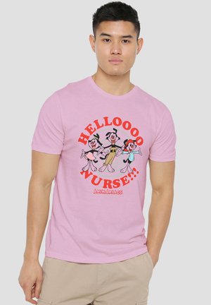 Cotton Soul, ANIMANIACS/HELLO NURSE - Print T-shirt - pink
