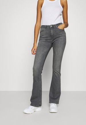ONLPAOLA FLARED JEANS - Flared Jeans - black denim