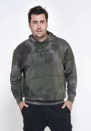 Hoodie - kambaba olive