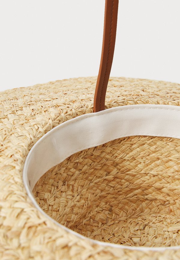 MONOGRAM EMBELLISHED FEDORA HAT - Hat - natural2