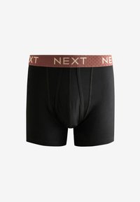Next A-FRONTS FOUR PACK - Boxerbriefs - black warm blue red textured metallic