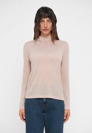 MOCK NECK - Bluză cu mânecă lungă - dusty pink