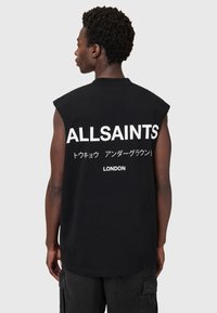AllSaints - UNDERGROUND CREW - Top - black Thumbnail Image 1