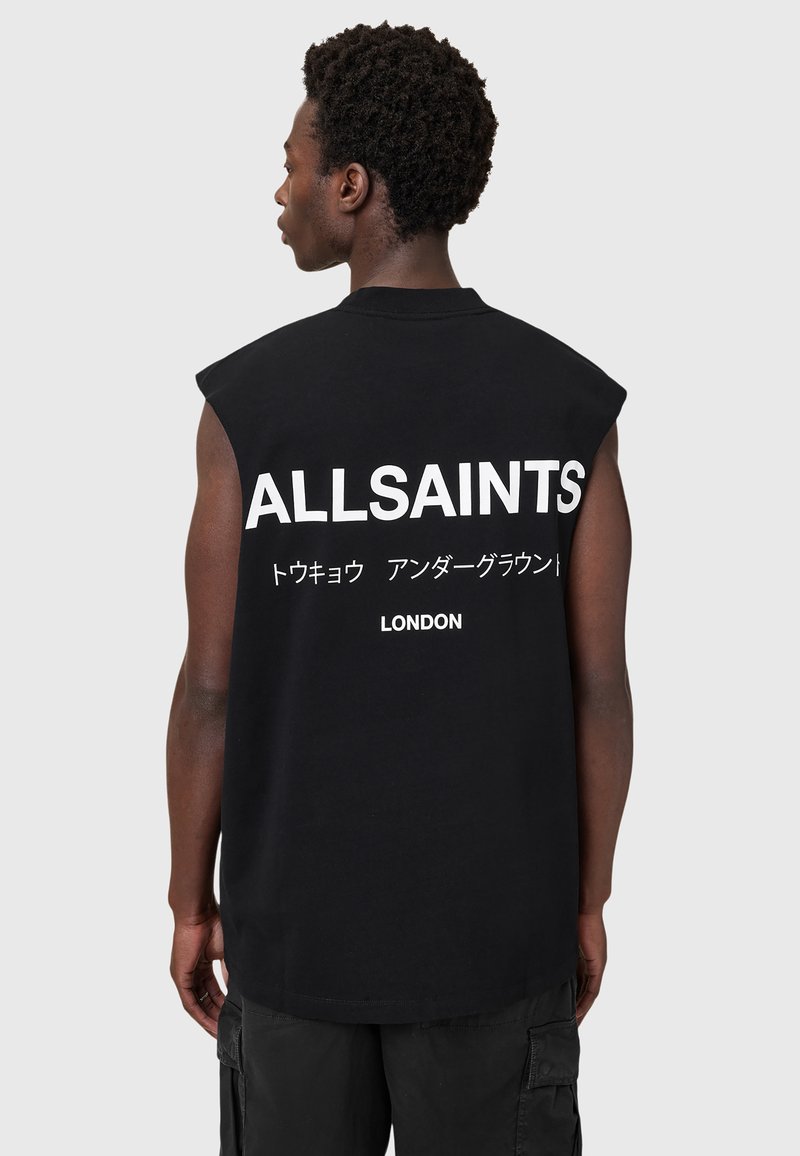 AllSaints - UNDERGROUND CREW - Top - black, Enlarge