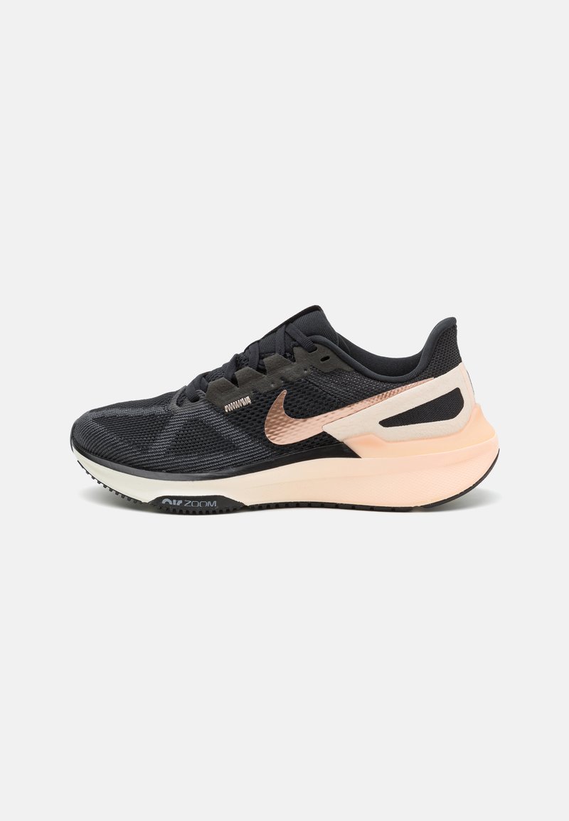 Nike Performance STRUCTURE 25 - Laufschuh Straße - black/mtallic red bronze/crimson tint/anthracite