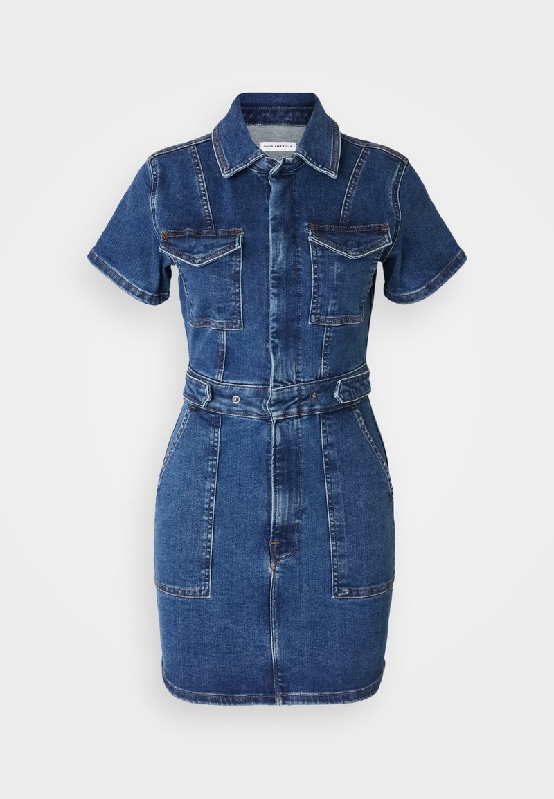 Good American Jeansjurken donkerblauw denim