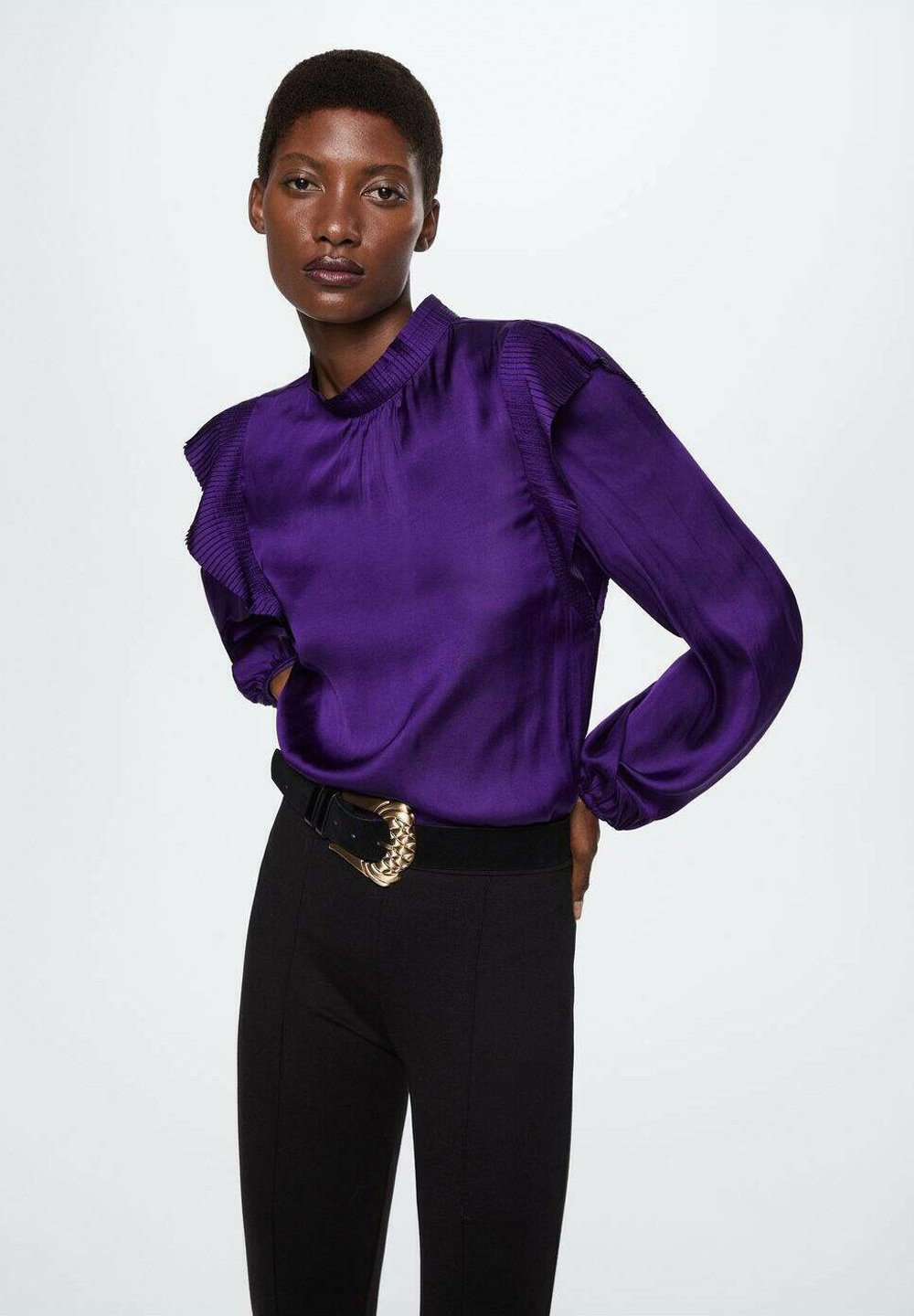 Mango BALONG - Blouse - violet/paars - Zalando.nl