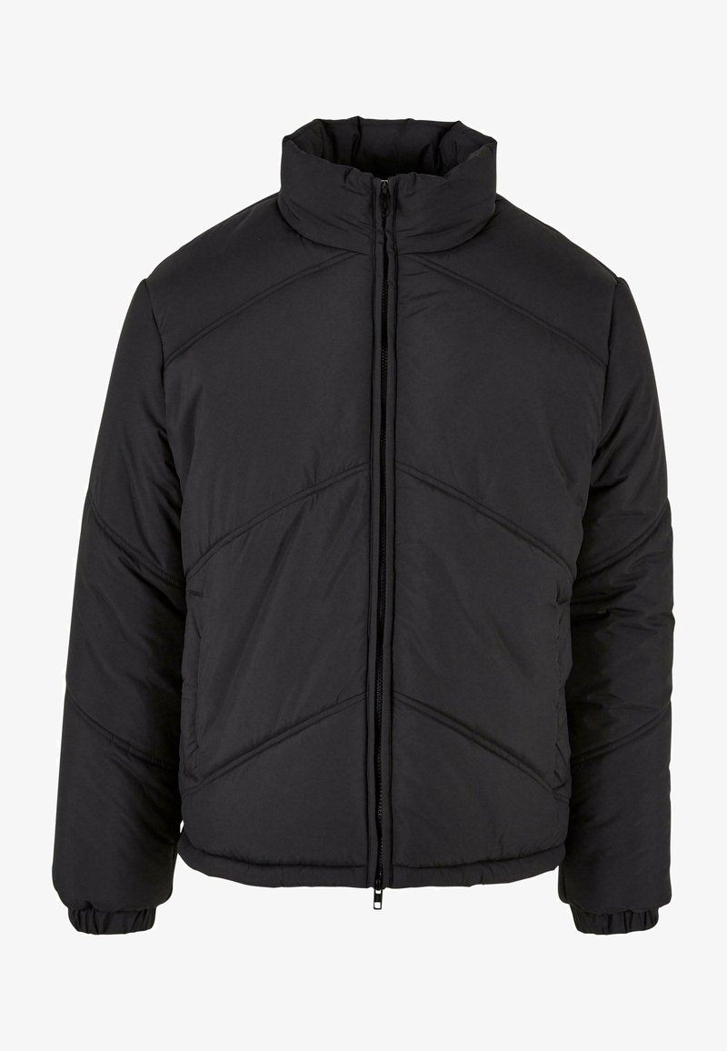 Urban Classics BLOCK PUFFER VEST - Smanicato - black/black/nero Urban Classics BLOCK PUFFER VEST - Smanicato - black/black/nero
