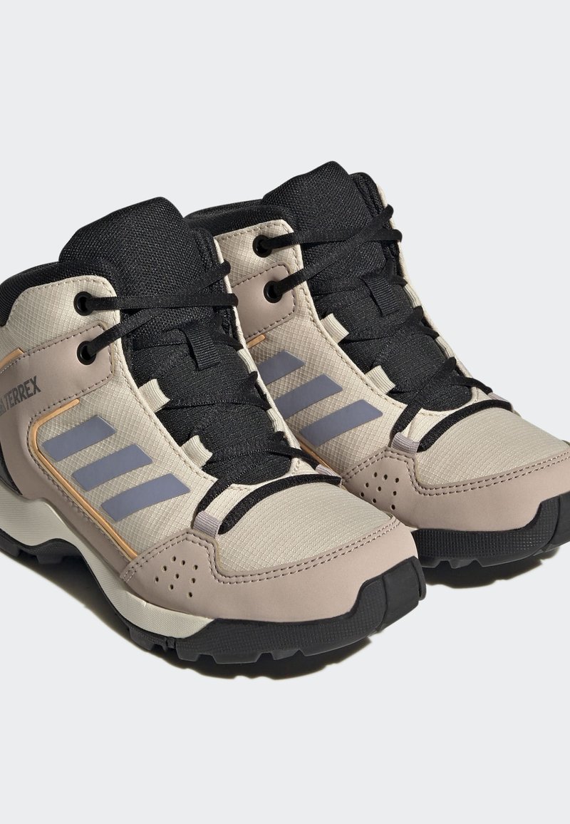 adidas Performance TERREX HYPERHIKER MID HIKING - Hiking shoes - sand  strata/silver violet/acid orange/light pink - Zalando.co.uk