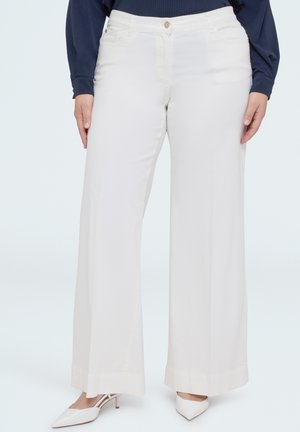 WIDE LEG - Pantaloni - bianco