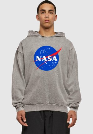NASA - INSIGNIA LOGO ACID WASHED - Hoodie - asphalt