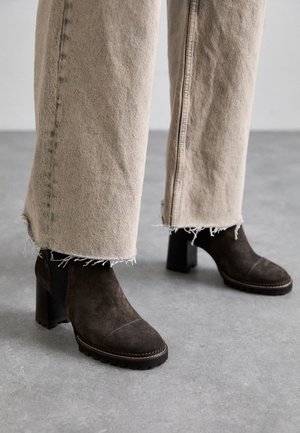 MALLORY - Boots à talons - dark grey