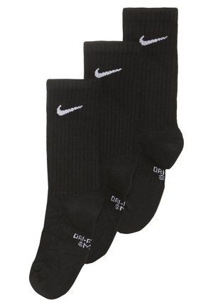 Nike Sportswear, EVERYDAY CUSH CREW 3 PACK - Calcetines - black/white