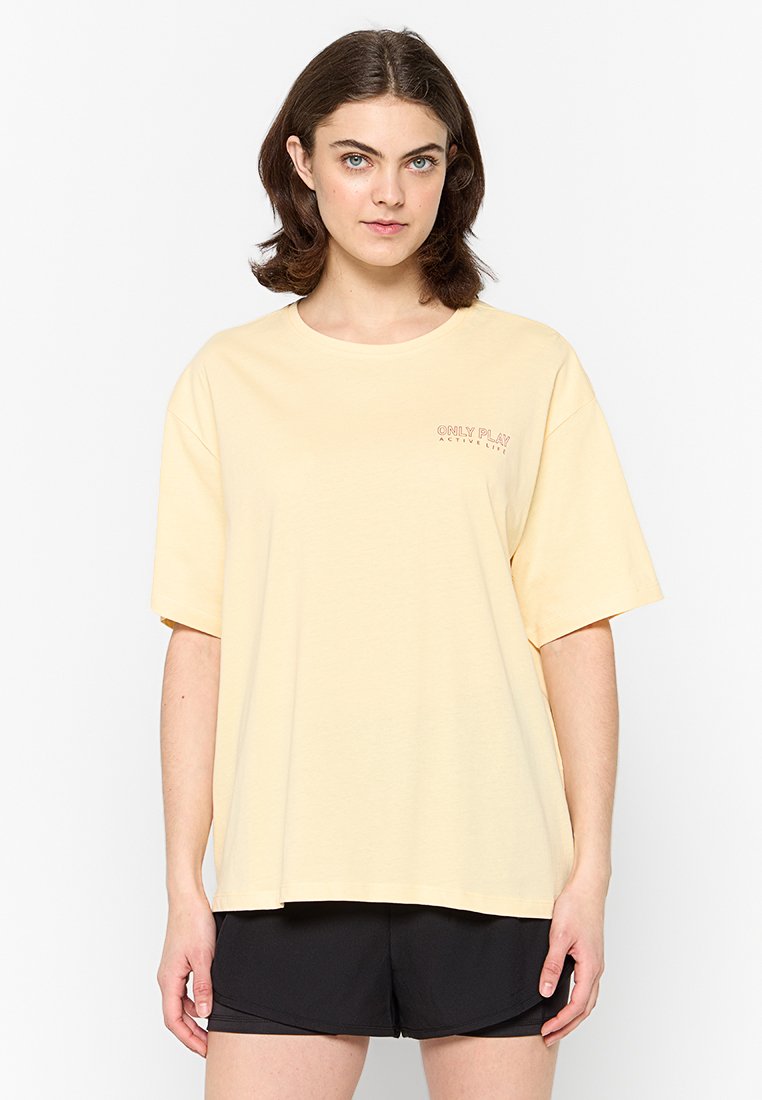 Only Play T-shirt basic lichtgeel Only Play T-shirt basic lichtgeel