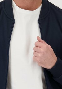 Dansaert Blue ANTWERPEN - Sweater met rits - midnightblu