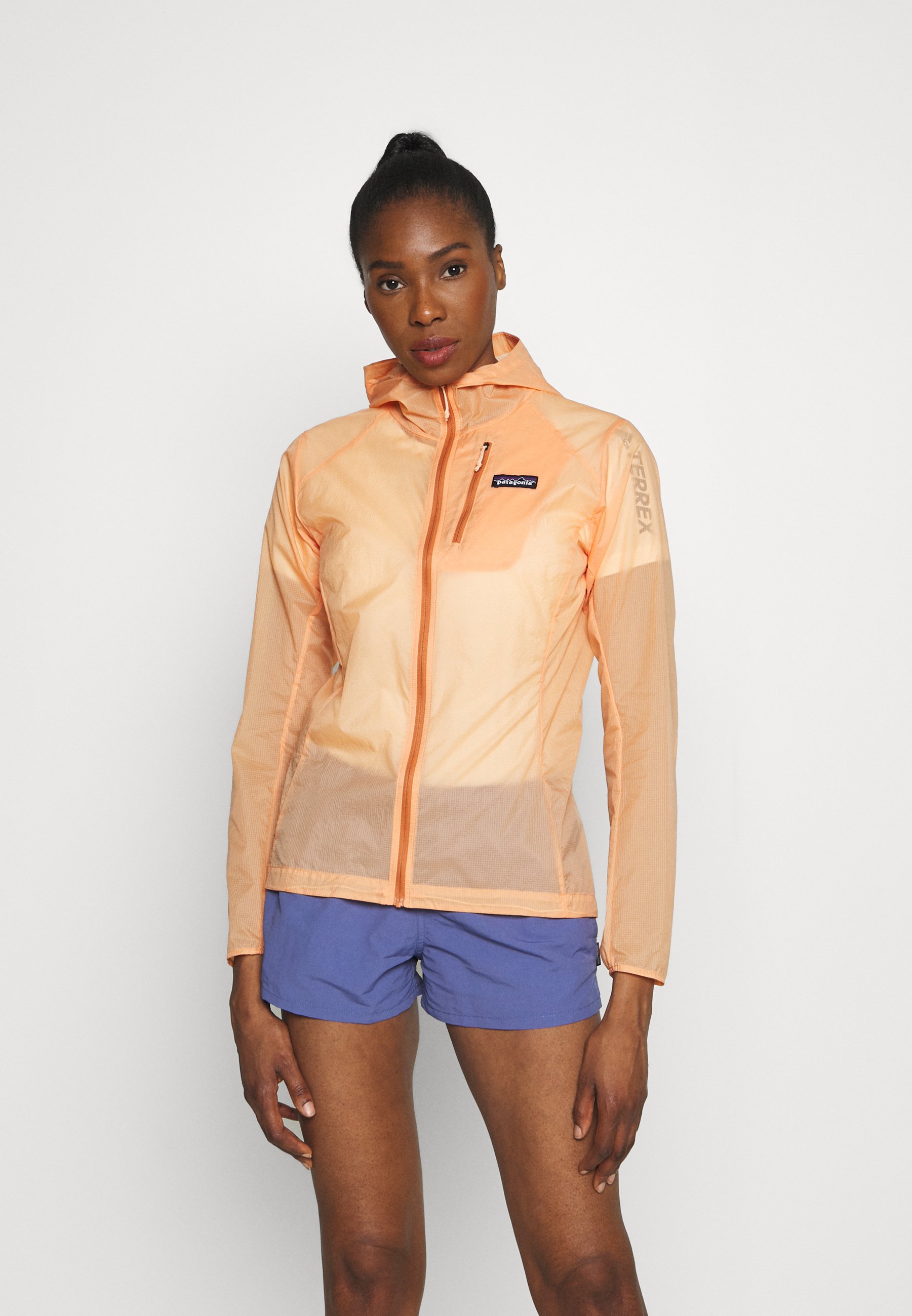 peach windbreaker