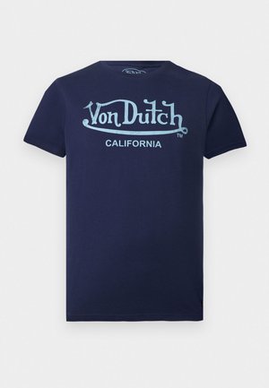 Von Dutch, TEE REGULAR - T-shirt print - blue