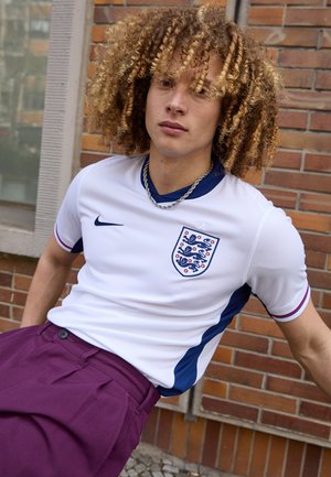 Nike Performance ENGLAND ENT STADIUM HOME JERSEY - Voetbalshirt - white/blue void