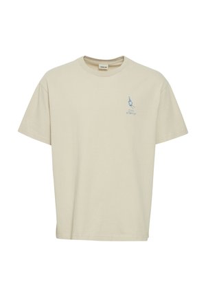 Solid SDISMAIL - Print T-shirt - oatmeal