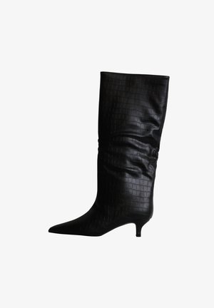 JOIA PARIS, BOTTES À TALON ZIP JOIA - Laarzen - noir croco