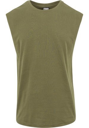 Urban Classics OPEN EDGE SLEEVELESS - Top - olive