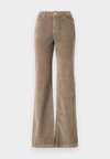 NMCORD YOLANDA WIDE LEG - Auduma bikses - silver mink