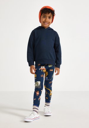 Lindex, LINDEX LEGGINGS WITH BRUSHED INSIDE LINDEX - Leggings - dark blue