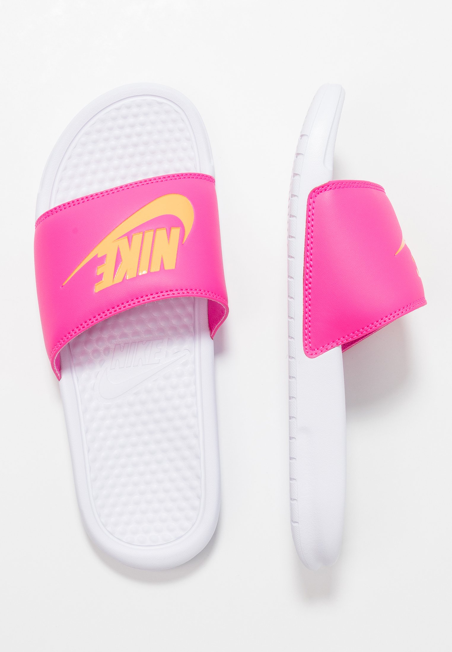 Nike Sportswear BENASSI JDI - Badesandaler - black/laser orange/iron grey Nike Sportswear BENASSI JDI - Badesandaler - black/laser orange/iron grey