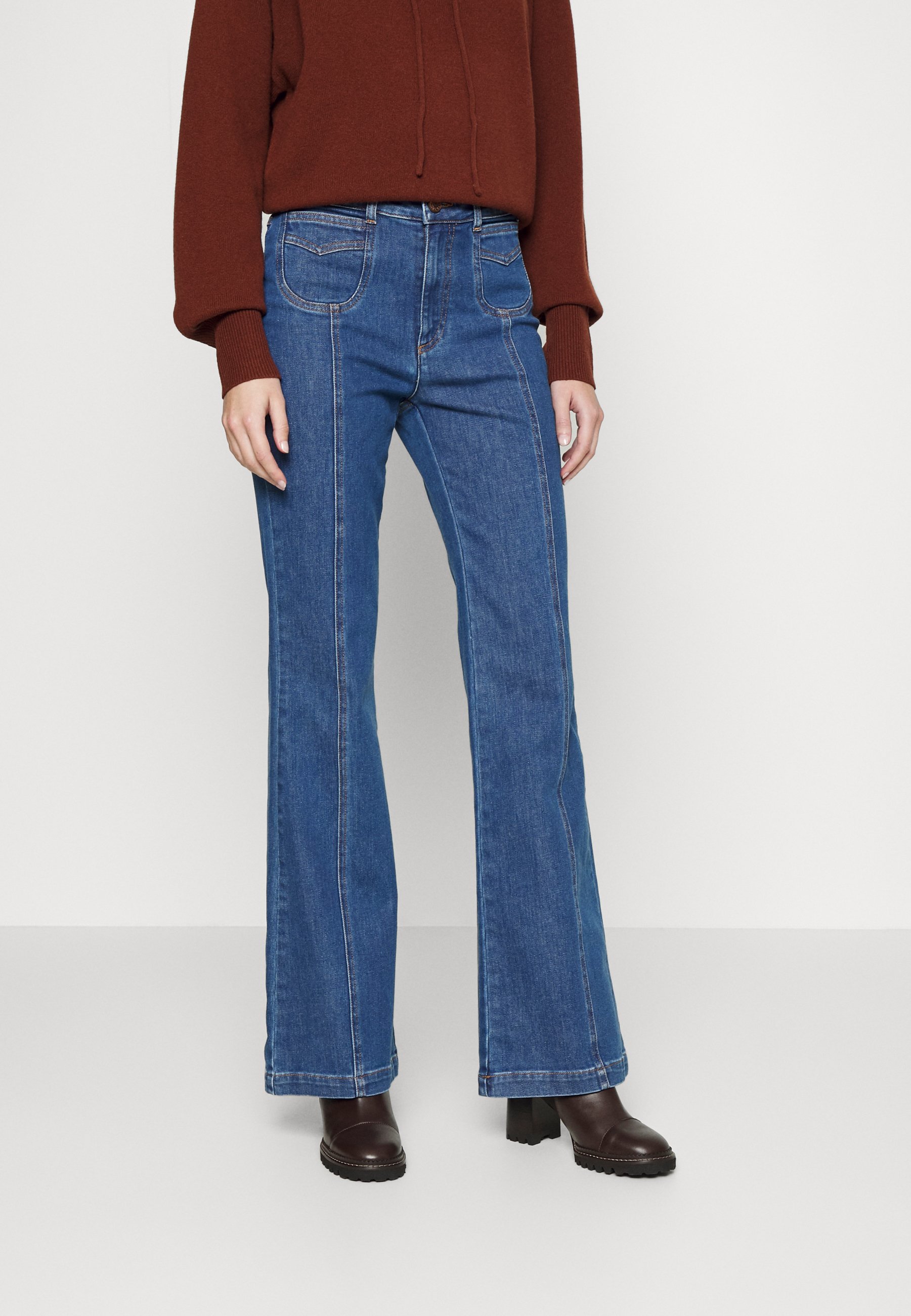 See by Chloé - Flared Jeans - truly navy