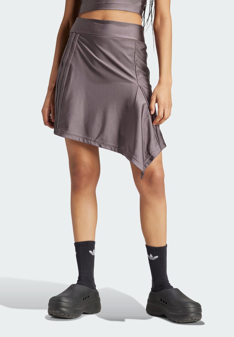 adidas Originals - FASHION SATIN MINI SKIRT - Minihame - charcoal, Suurenna