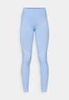 RUSH SEAMLESS - Leggings - soft blue melange