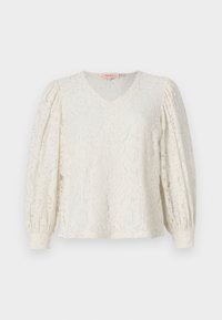 ONLBINA YRSA V NECK  - Μπλούζα - creme