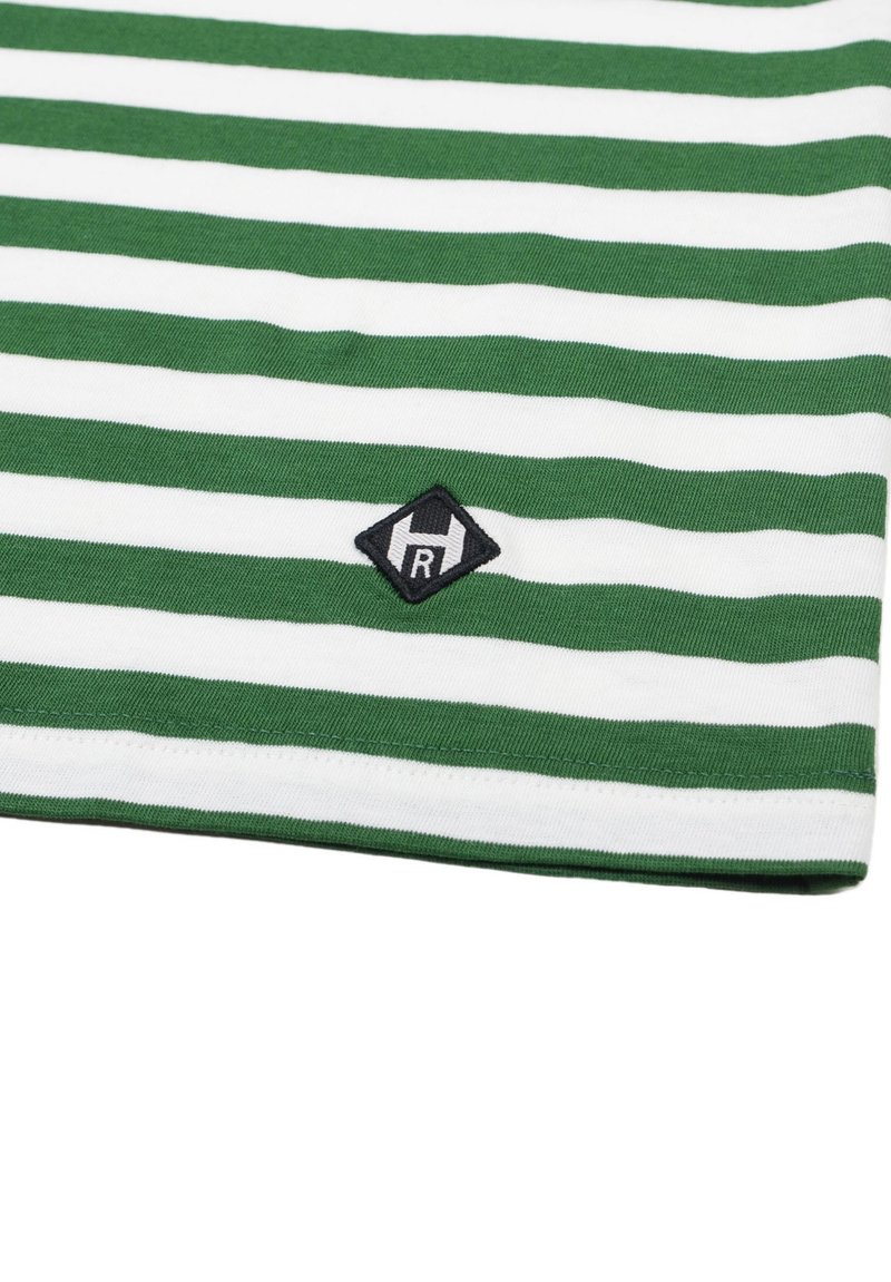 Herren T-Shirts basic | Honesty Rules STRIPED T-Shirt print greenwhite/grün - XF97462 Herren T-Shirts basic | Honesty Rules STRIPED T-Shirt print greenwhite/grün - XF97462