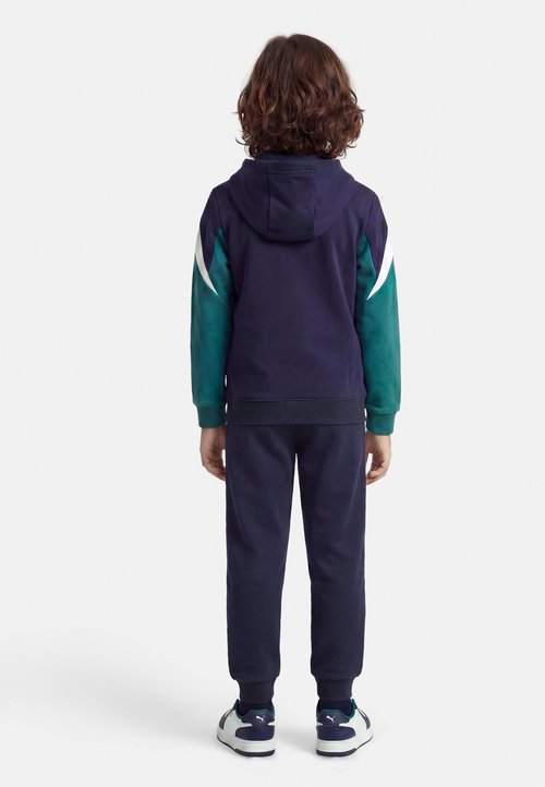 PUMA MINICATS BLOCK HOODED UNISEX SET - Tracksuit - new navy — foto 2