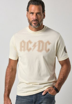 JP1880, JP 1880 T-SHIRT, BAND SHIRT, AC/DC, SHORT SLEEVE, UP TO 8 XL - T-Shirt print - camel