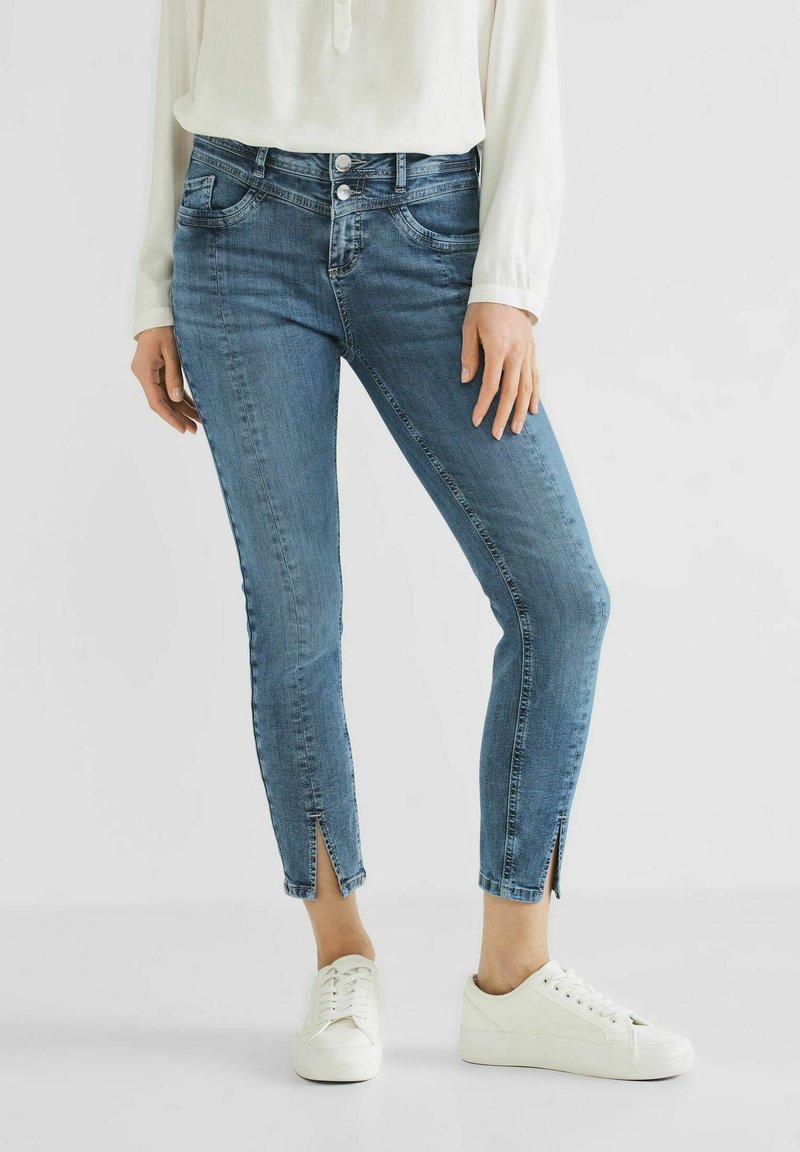 Street One Jeans Lovely Denim 2026.Street One Jeans Slim Fit - blau/blue denim - Zalando.ch