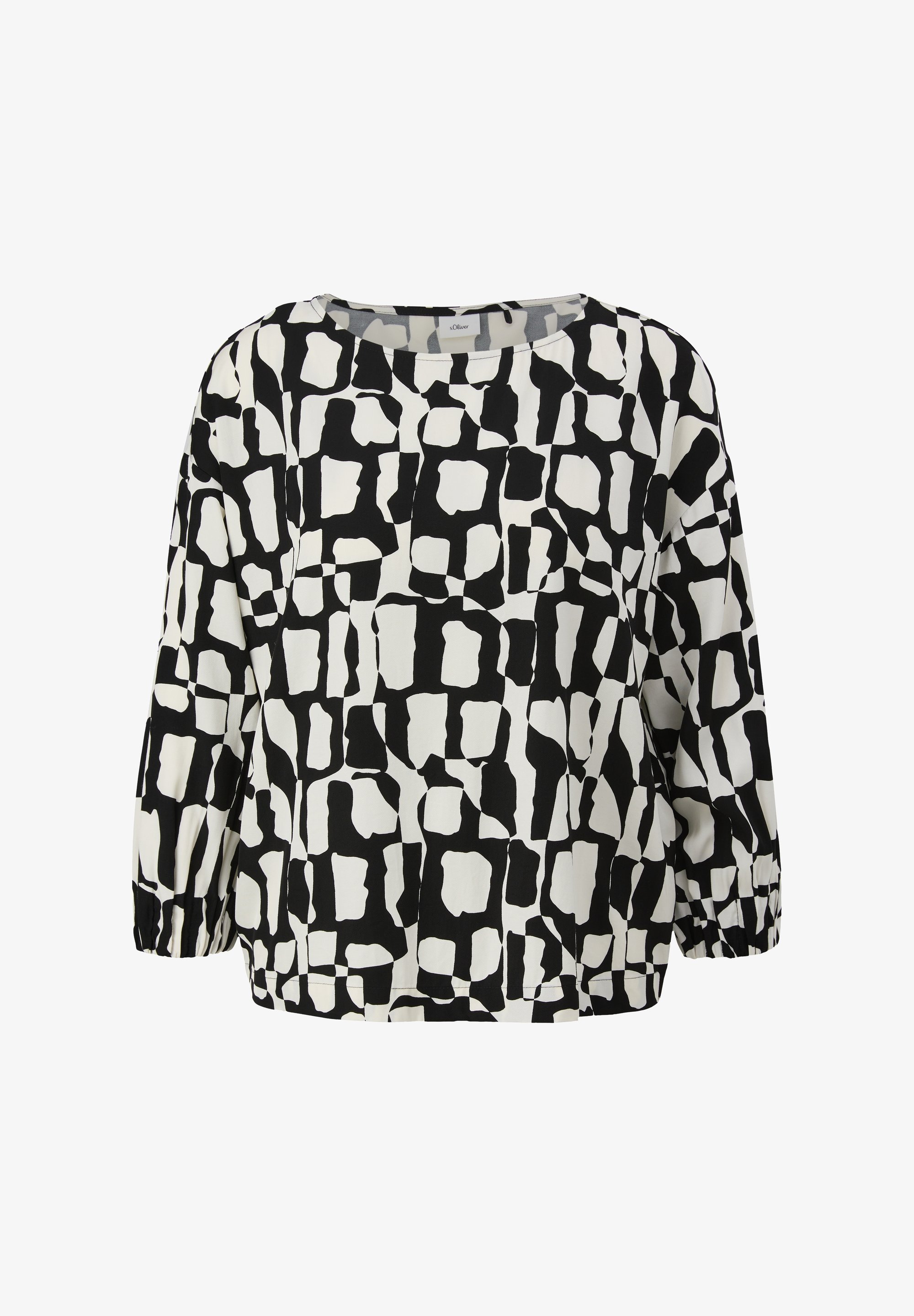 BLACK LABEL LOCKER GESCHNITTENE MIT 3/4-ARM Camicetta