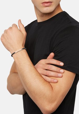 Breil TAG AND CROSS - Armbånd - black iprg