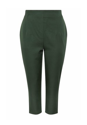 Yours Clothing, PLUS SIZE SMART TROUSERS - Broek - khaki