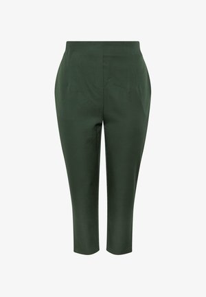 Yours Clothing, PLUS SIZE SMART TROUSERS - Trousers - khaki
