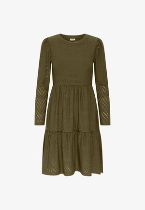 JDY, JDYCARLA CATHINKA L/S DRESS JRS ATK - Hverdagskjole - dark olive