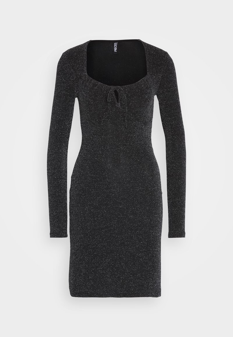 Pieces Cocktailjurk zwart Pieces Cocktailjurk zwart